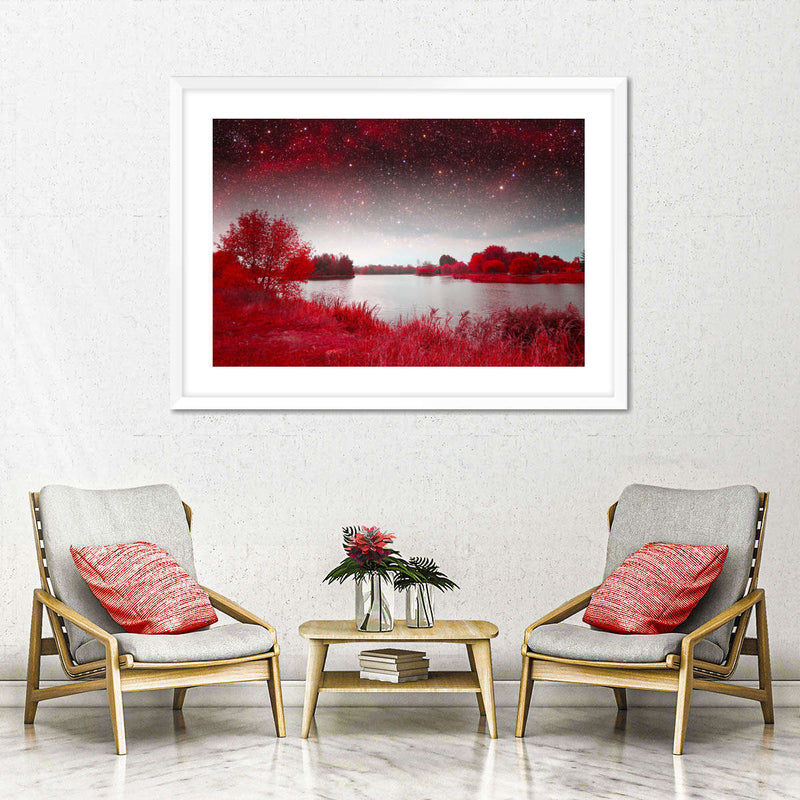 Red Mystical Spring Wall Art