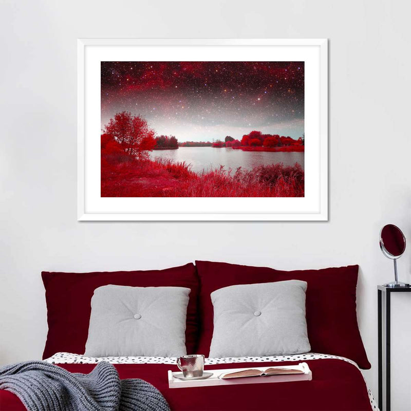 Red Mystical Spring Wall Art