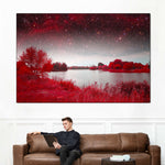 Red Mystical Spring Wall Art