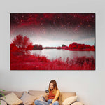 Red Mystical Spring Wall Art
