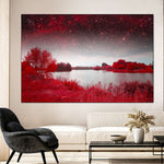 Red Mystical Spring Wall Art
