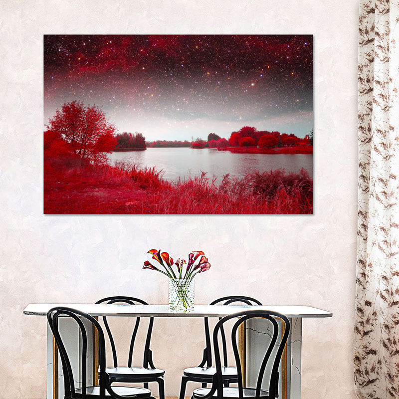 Red Mystical Spring Wall Art