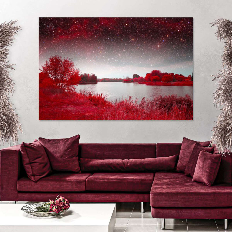 Red Mystical Spring Wall Art