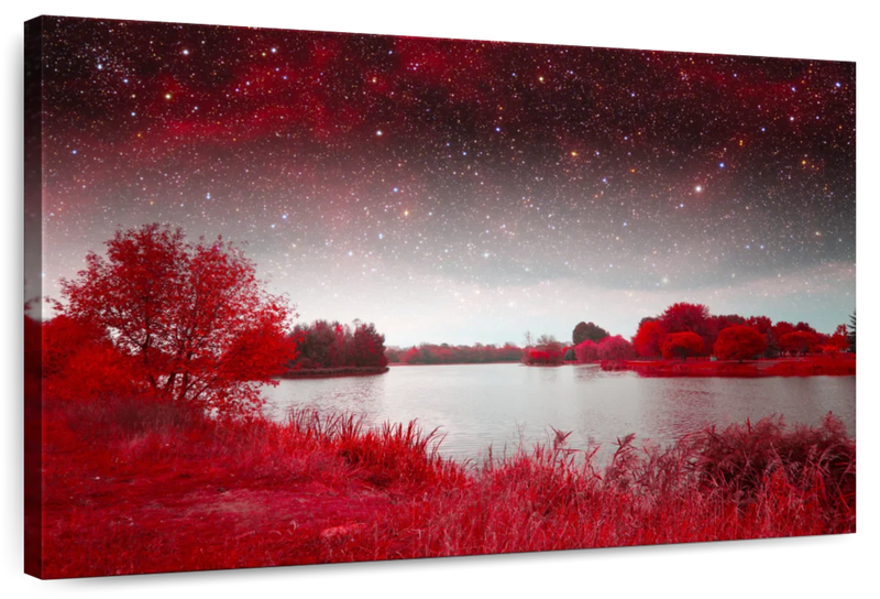 Red Mystical Spring Wall Art