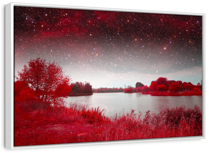 Red Mystical Spring Wall Art