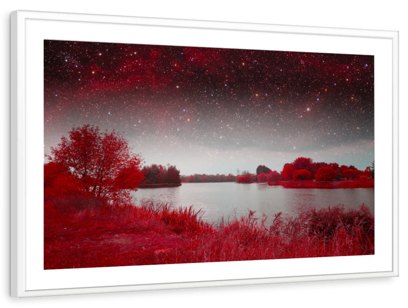 Red Mystical Spring Wall Art