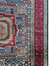 Hand-Knotted Mamluk Wool Rug – 8'4" x 9'9" – Intricate Geometric Masterpiece