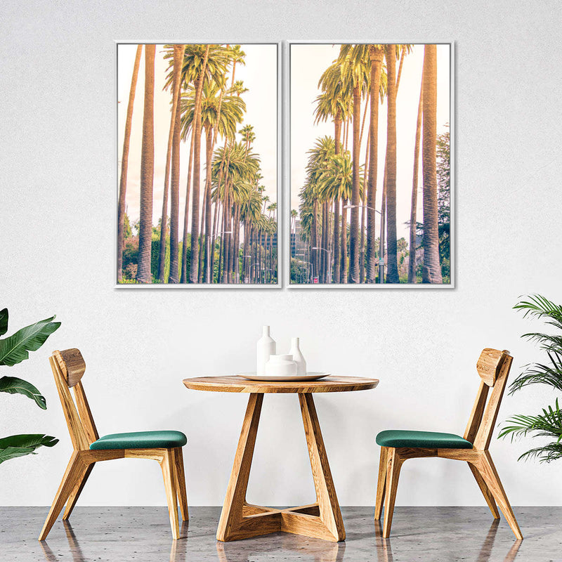 Palm Trees In Los Angeles Wall Art