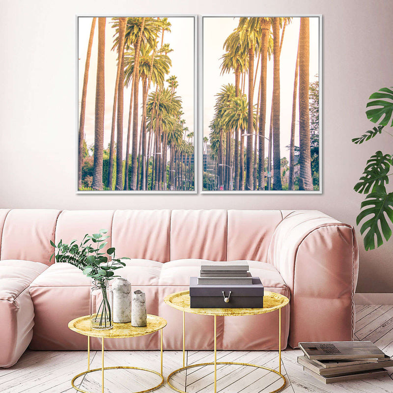 Palm Trees In Los Angeles Wall Art