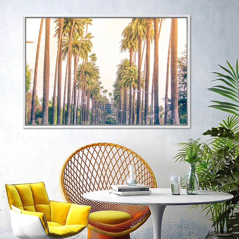 Palm Trees In Los Angeles Wall Art
