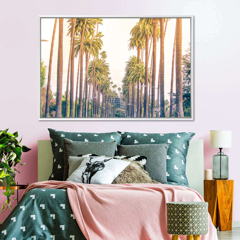Palm Trees In Los Angeles Wall Art
