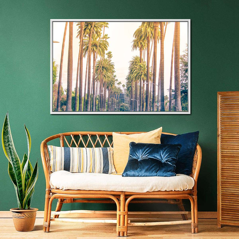 Palm Trees In Los Angeles Wall Art