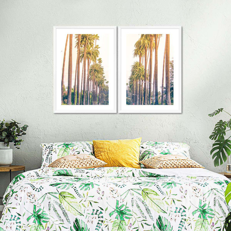Palm Trees In Los Angeles Wall Art