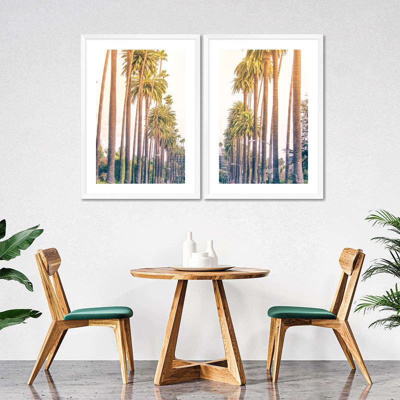 Palm Trees In Los Angeles Wall Art
