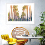 Palm Trees In Los Angeles Wall Art