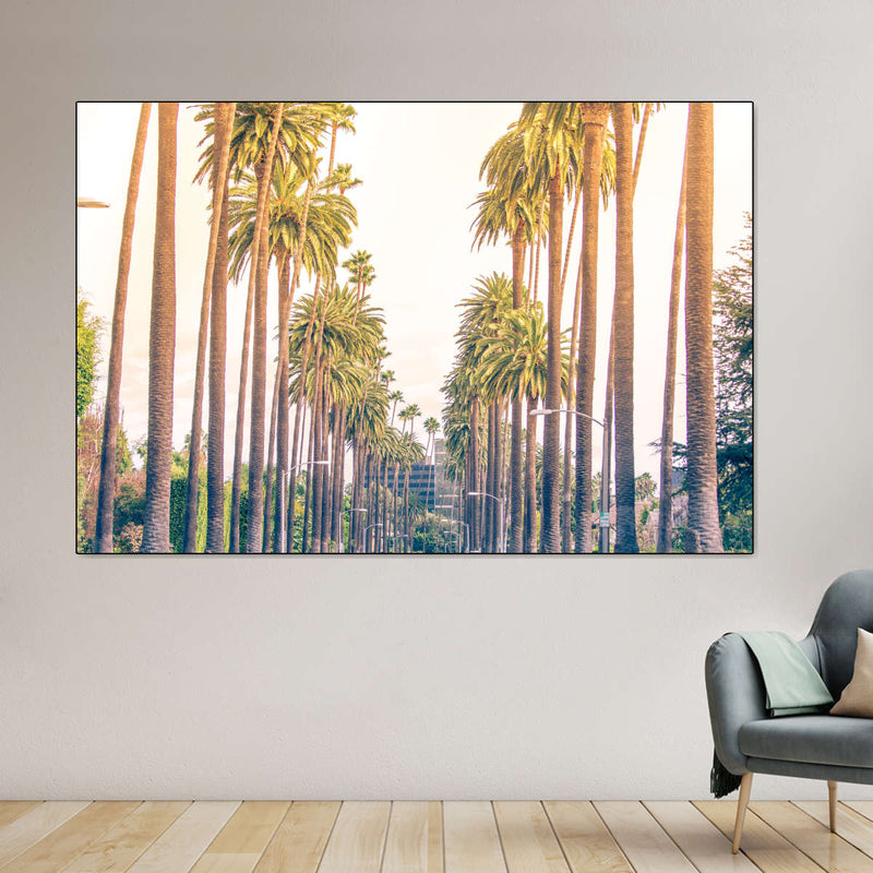 Palm Trees In Los Angeles Wall Art