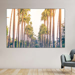 Palm Trees In Los Angeles Wall Art