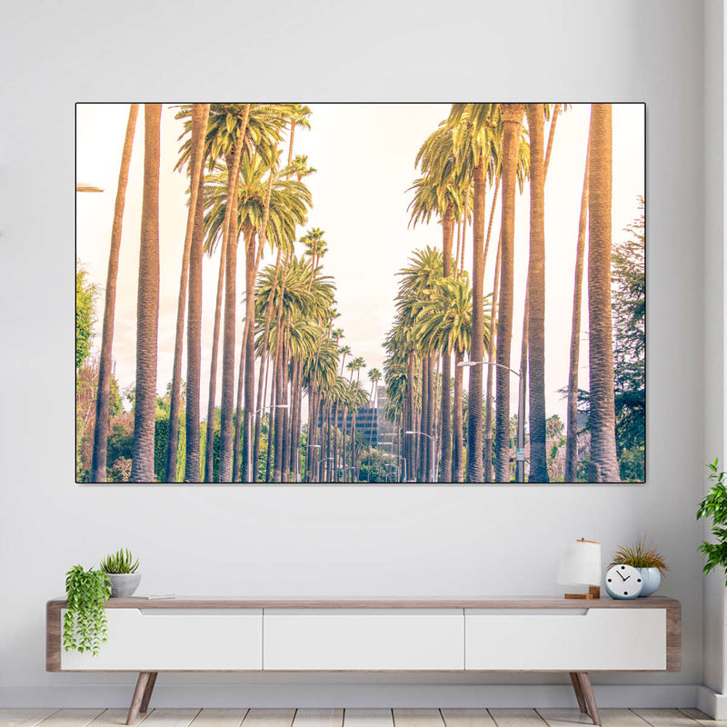 Palm Trees In Los Angeles Wall Art
