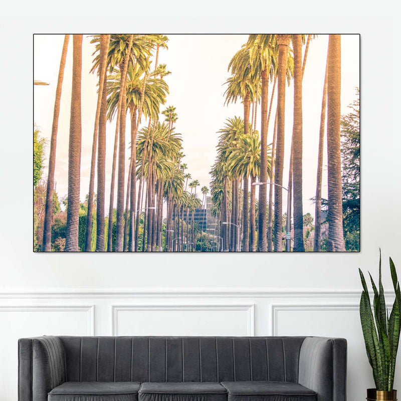 Palm Trees In Los Angeles Wall Art