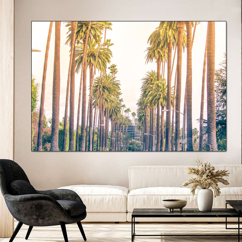 Palm Trees In Los Angeles Wall Art