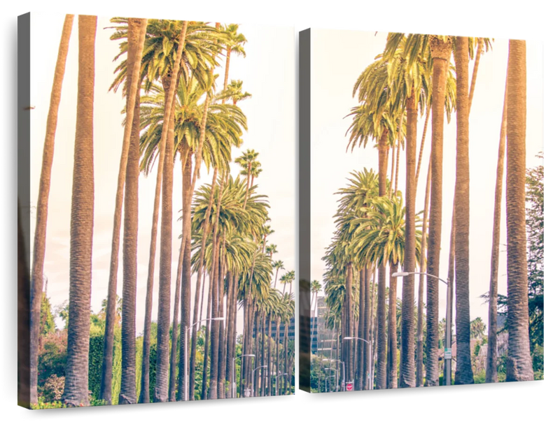 Palm Trees In Los Angeles Wall Art