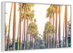 Palm Trees In Los Angeles Wall Art