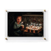 Single Acrylic Magnet Wall Frame - CHOOSE YOUR SIZE (Silver/Gold)