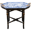 Lovecup Porcelain Blue Willow Tray Table with Stand L203