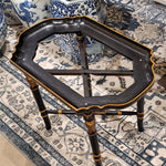 Lovecup Porcelain Blue Willow Tray Table with Stand L203