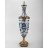 Lovecup Porcelain Ormolu Trophy Cup with Blue Willow Design L266