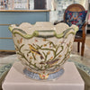 Lovecup PORCELAIN SCALLOP PLANTER - SATIN GRASS L280