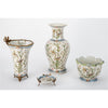 Lovecup PORCELAIN SCALLOP PLANTER - SATIN GRASS L280
