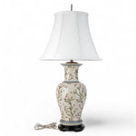 Lovecup Porcelain Satin Grass Table Lamp with Wood Base L281