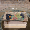 Tobacco Leaf Pattern Porcelain Tray with Bronze Dragonfly – Tobacco Leaf Collection