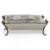 Tobacco Leaf Pattern Porcelain Tray with Bronze Dragonfly – Tobacco Leaf Collection