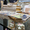 Tobacco Leaf Pattern Porcelain Tray with Bronze Dragonfly – Tobacco Leaf Collection