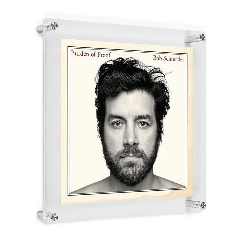 Record Album Frame with 12x12" Acrylic Mat (Album Cover or Vinyl)