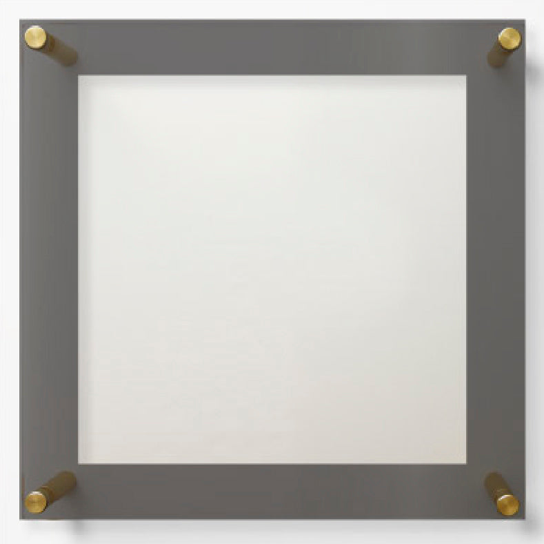 Record Album Frame with 12x12" Acrylic Mat (Album Cover or Vinyl)