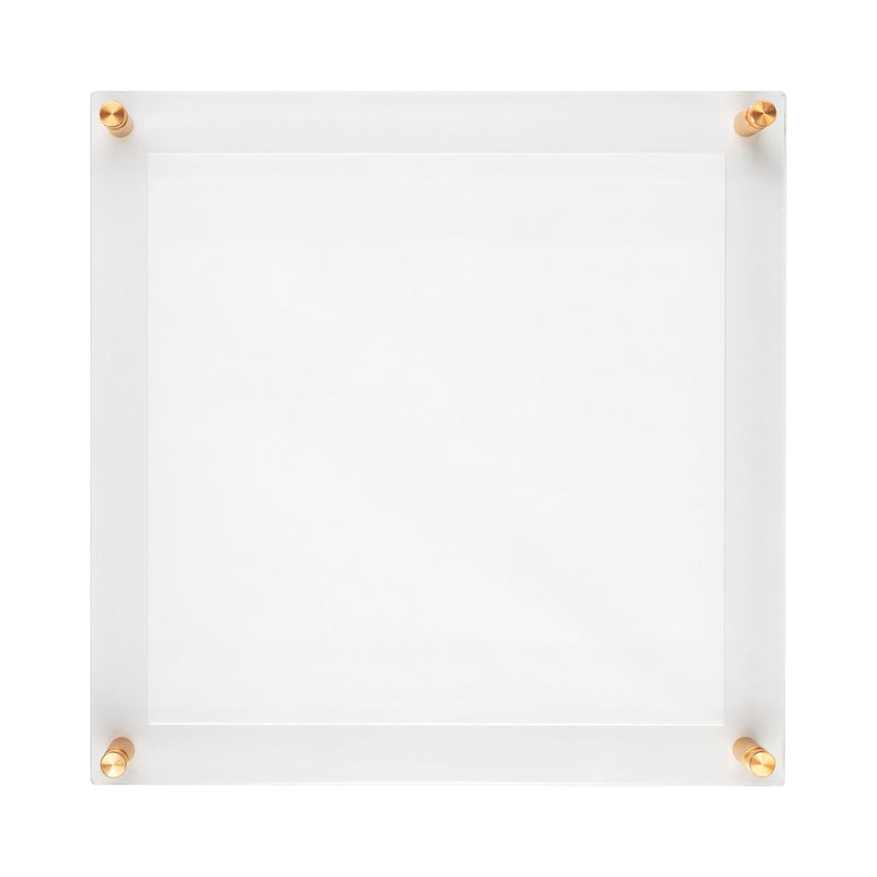 Record Album Frame with 12x12" Acrylic Mat (Album Cover or Vinyl)