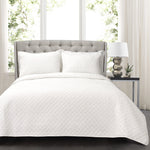 Ava Diamond Oversized Cotton Quilt Set