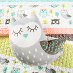 Owl Stripe Quilt Set