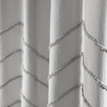 Chenille Chevron Shower Curtain