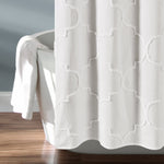 Avon Chenille Trellis Shower Curtain