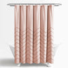 Chenille Chevron Shower Curtain