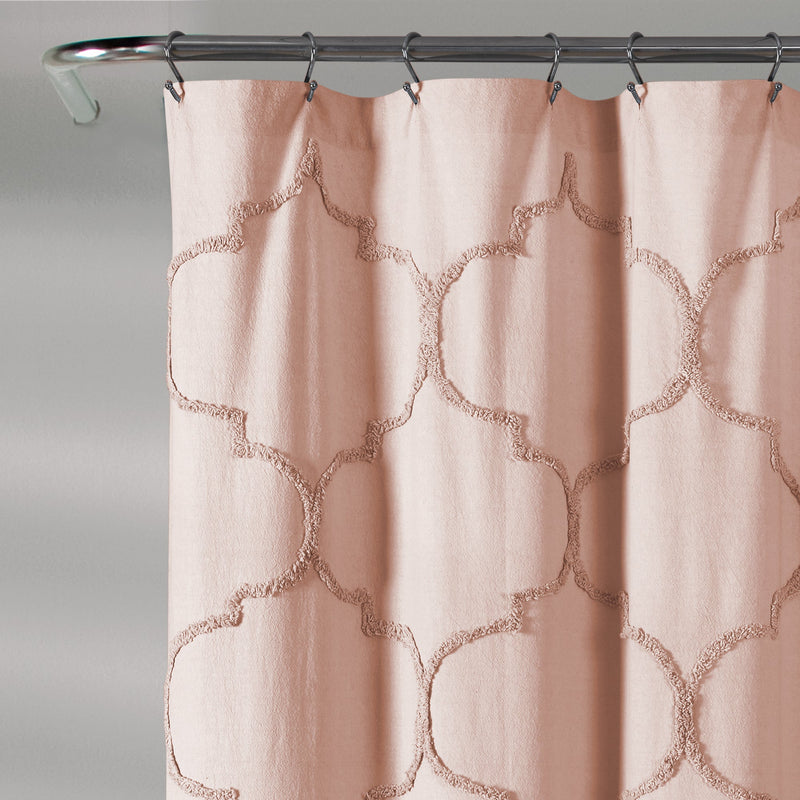 Avon Chenille Trellis Shower Curtain