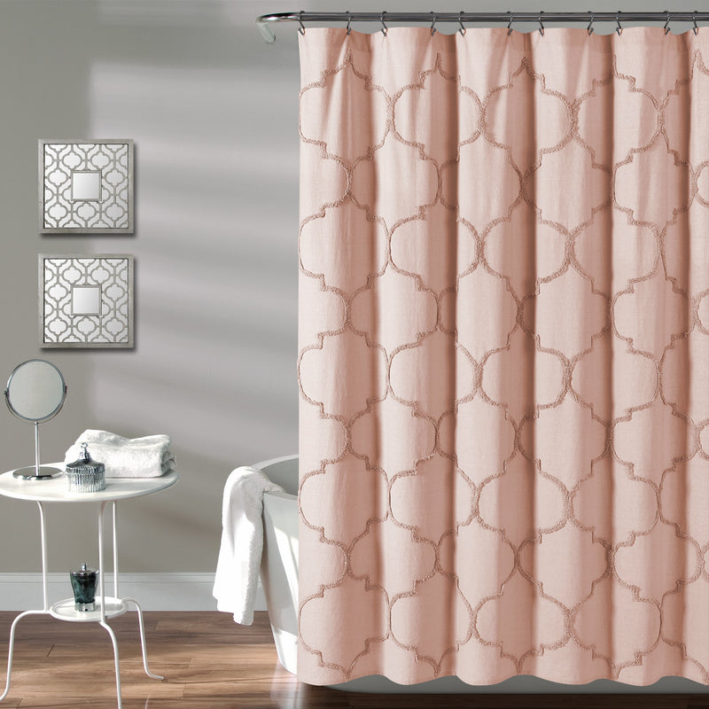 Avon Chenille Trellis Shower Curtain