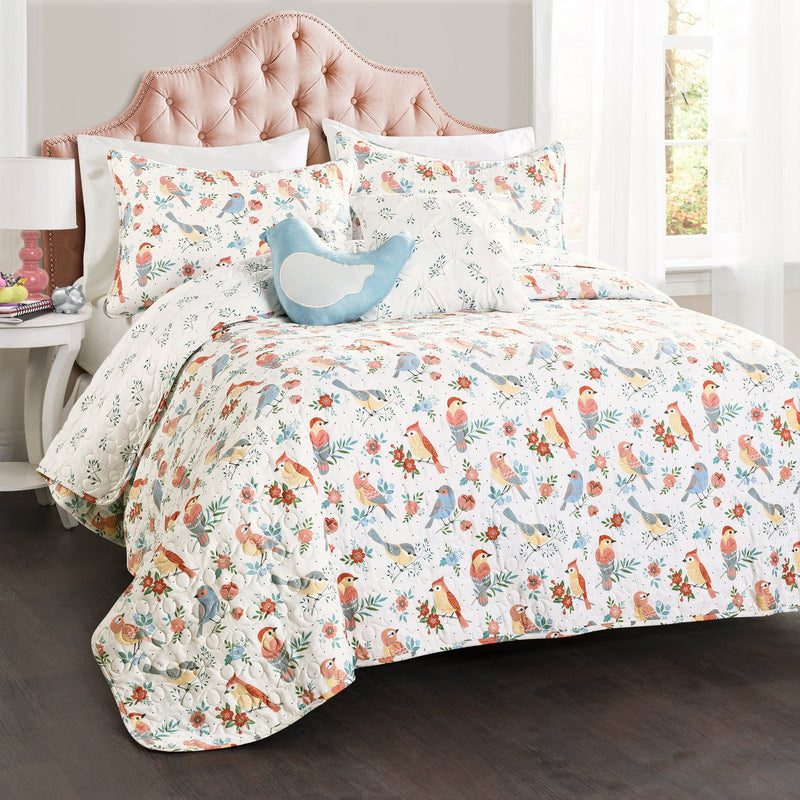 Chirpy Birds Quilt Set