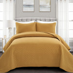 Ava Diamond Oversized Cotton Quilt Set