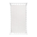Pixie Fox Geo Organic Cotton Fitted Crib Sheet 2 Pack Set