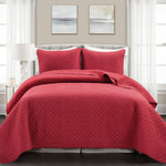 Ava Diamond Oversized Cotton Quilt Set